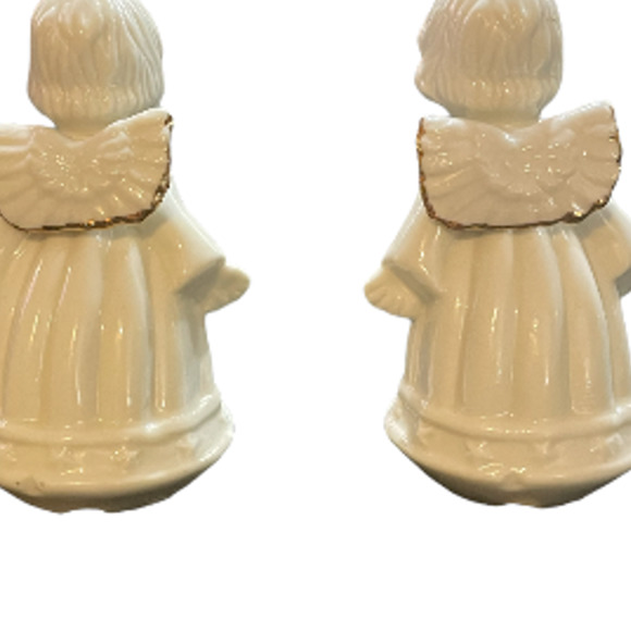 Vintage Kissing Angels Salt & Pepper Holiday Shakers - Picture 5 of 6